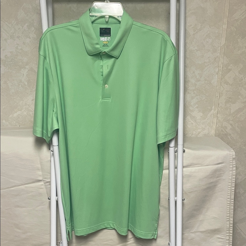 Greg Norman Collection Mint Green Polo Shirt